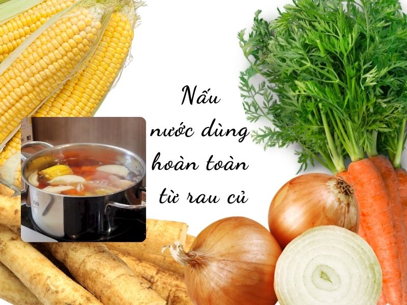 Nước dùng từ rau của quả